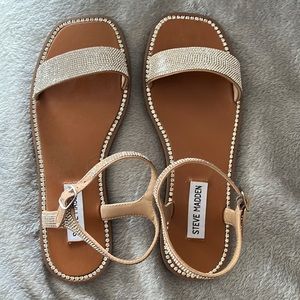 Steve Madden bling sandals NWT size 8